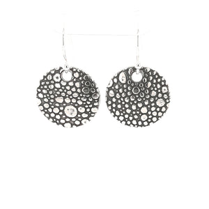 Pebbles Drop Earrings - Silver